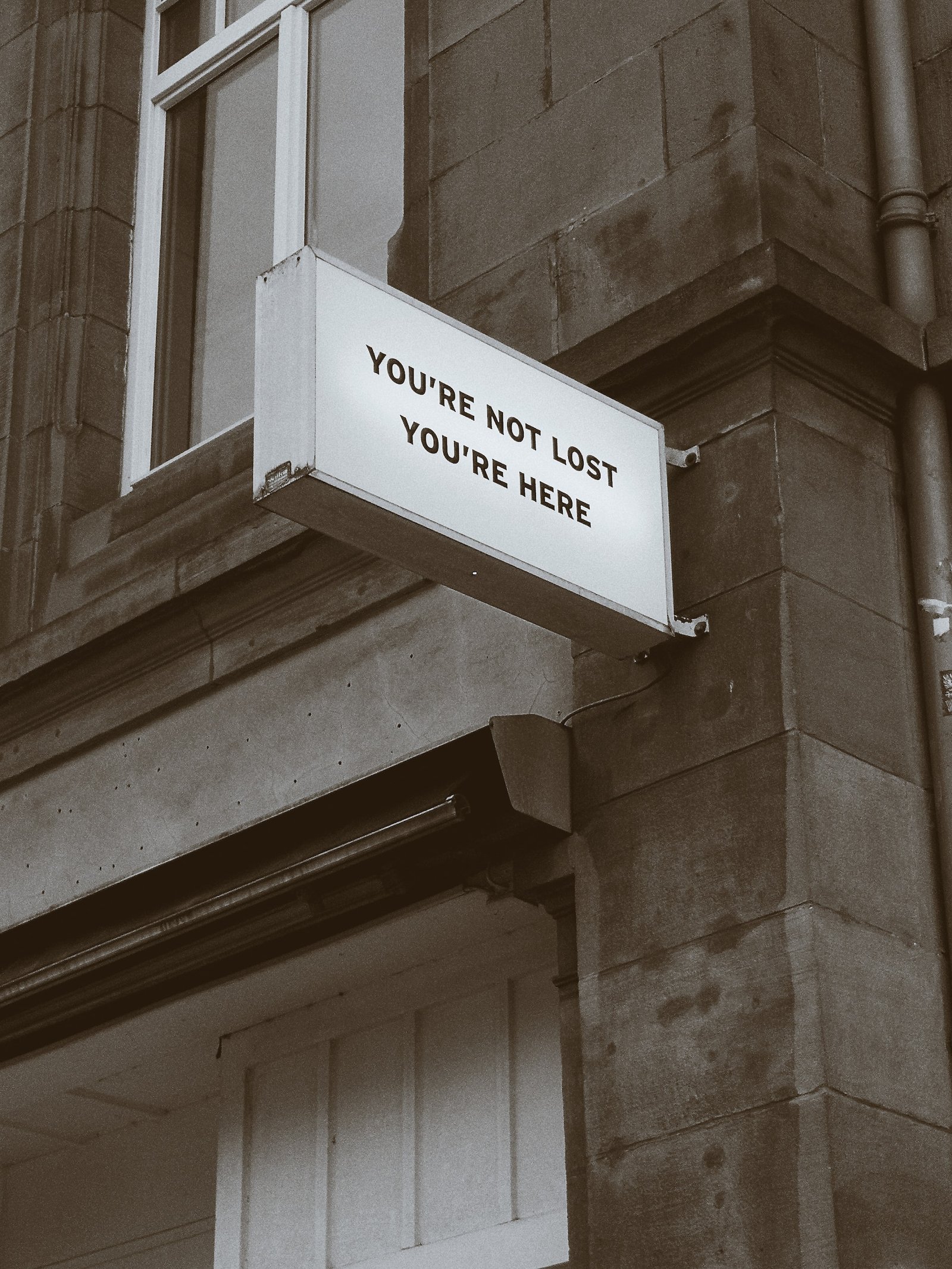 you are not lost you are here